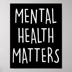 Mental Health S Awareness Month For Men And Women Poster