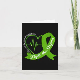Mental Health S Awareness Warrior Fight The Stigma Card