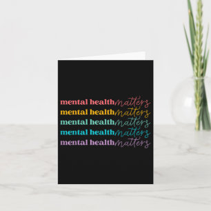 Mental Health S Be Kind Self Care Mental Awareness Card