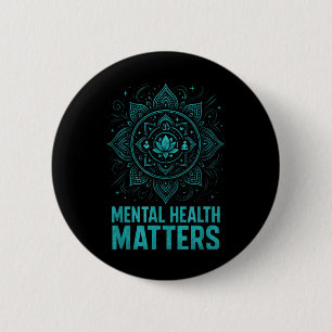 Mental Health S End Stigma Awareness 2 Inch Round Button