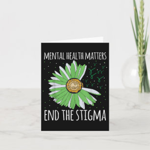 Mental Health S End The Stigma Awareness _4  Card