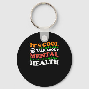 Mental Health S End The Stigma Psychology Therapy Keychain