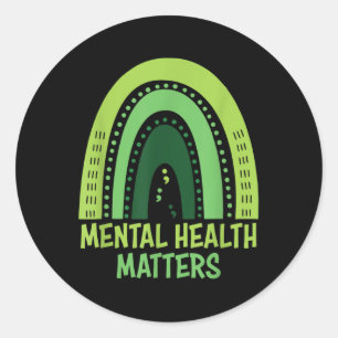 Mental Health S Gift For Mental Health Awareness Classic Round Sticker