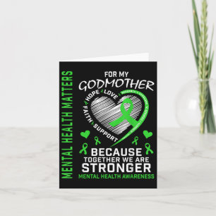 Mental Health S Godmother Mental Health Awareness  Card