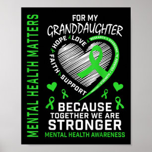 Mental Health S Granddaughter Mental Health Awaren Poster