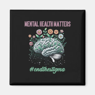 Mental Health S Human Brain Illness Awareness Supp Magnet