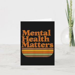 Mental Health S - May Awareness Month Vintage  Card