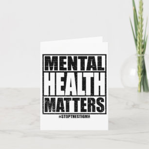 Mental Health S Mental Health Awareness Gear Stick Card