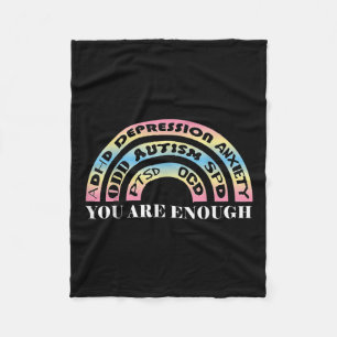 Mental Health S Ptsd Suicide Awareness Illness Mer Fleece Blanket