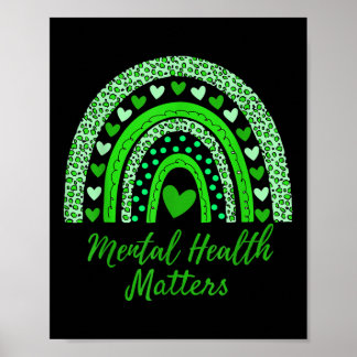 Mental Health S Rainbow Mental Health Awareness Poster