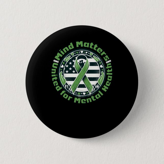 Mental Health S Sticker19  2 Inch Round Button (Front)