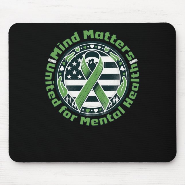 Mental Health S Sticker19  Mouse Pad (Front)