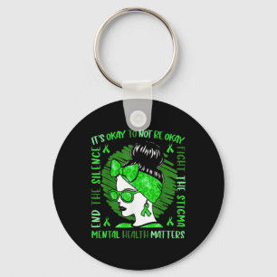 Mental Health S Women Girls Mental Health Awarenes Keychain