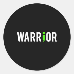 Mental Health Semi Colon Warrior Design Gift For S Classic Round Sticker