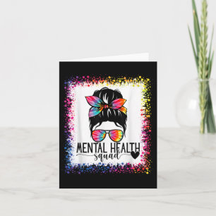 Mental Health Squad Brain Illness Mental Health Aw Card