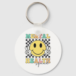 Mental Health Squad Brain Illness Mental Health Aw Keychain