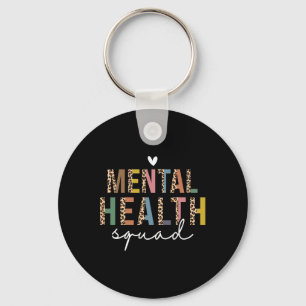 Mental Health Squad End The Stigma Mental Health F Keychain