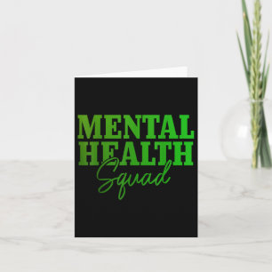 Mental Health Squad Mental Health Awareness Month Card