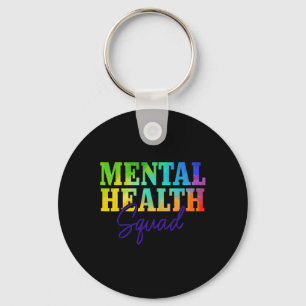 Mental Health Squad Mental Health Awareness Month Keychain