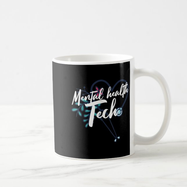 Mental Health Suicide Awareness Month Psychiatric  Coffee Mug (Right)