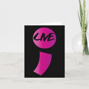 Mental Health Suicide Awareness Purple Ribbon Depr Card