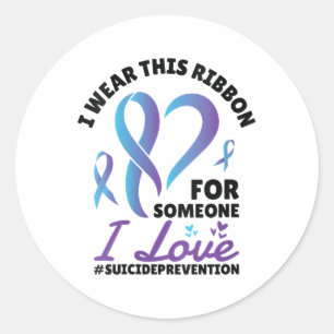 Mental Health Support 988 Suicide Prevention Week Classic Round Sticker