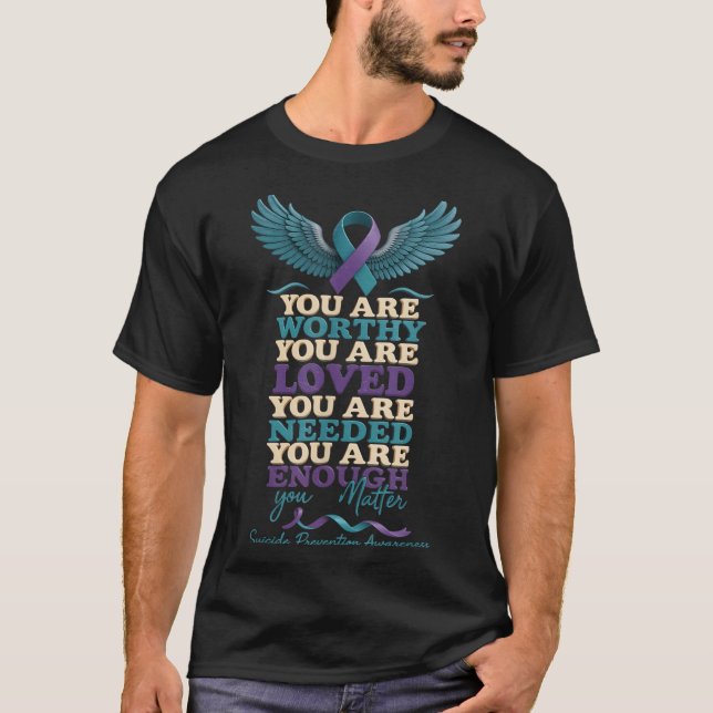Mental Health Suprt Suicide Prevention Awareness S T-Shirt (Front)