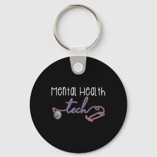 Mental Health Tech Healthcare Worker Psychiatric T Keychain