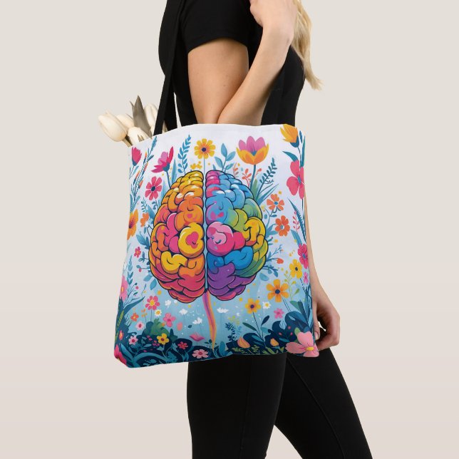 Mental health tote bag (Close Up)