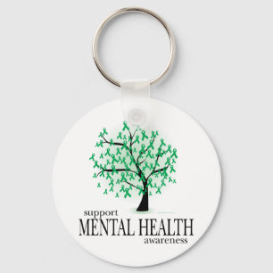 Mental Health Tree Keychain