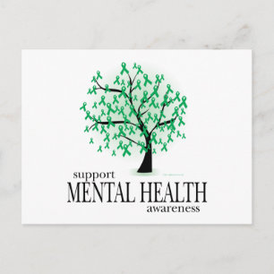 Mental Health Tree Postcard