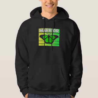 Mental Health Warrior Awareness Month Green Ribbon Hoodie