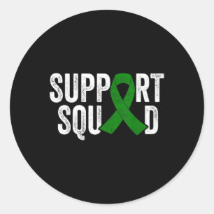 Mental Health Warrior Support Squad Mental Health  Classic Round Sticker