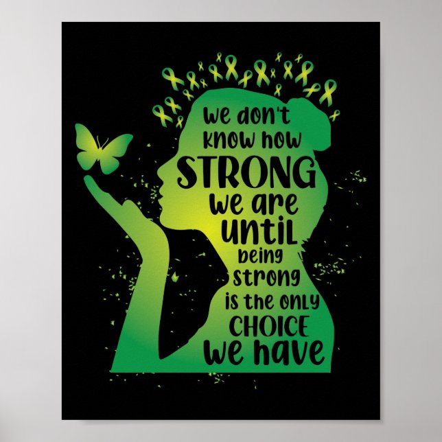 Mental Health We Don't Know How Strong Poster (Front)