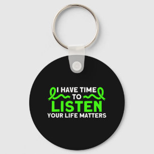 Mental Health Your Life Problems Mental Health Awa Keychain