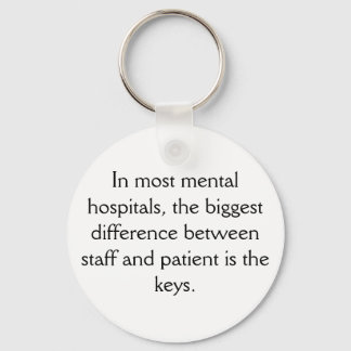 Mental Hospital Keychain