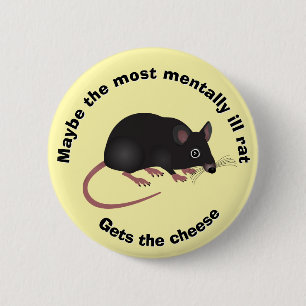 Mental illness rat 2 button