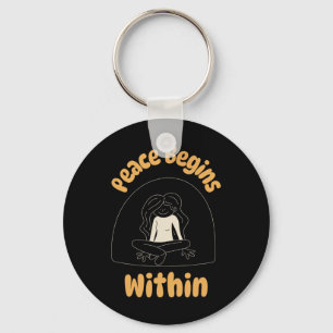 Mental Load - Peace Begins Within Keychain