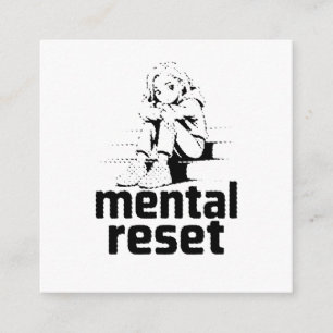 Mental Reset – Silent Reflection Edition Enclosure Card