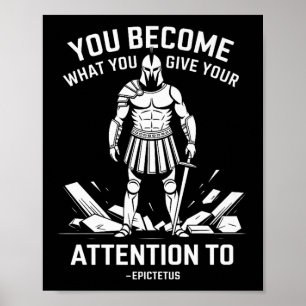Mental Strength Quote Stoic Epictetus Men Premium  Poster