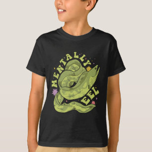 Mentally Eel Funny Mental Health Ill Pun Humour Gr T-Shirt