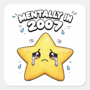 Mentally in 2007 Star Sticker