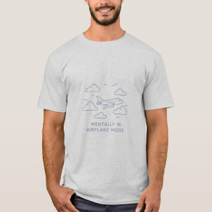 Mentally in Airplane Mode – Minimalist Travel Tee