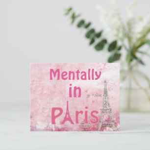 Mentally In Paris Postcard
