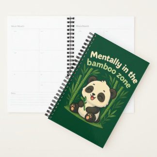 Mentally in the Bamboo Zone – Chibi Panda Notebook