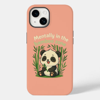 Mentally in the Bamboo Zone – Cute Panda iPhone Ca Case-Mate iPhone 14 Case