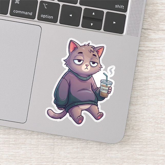 Mentally Offline Cat (Detail)