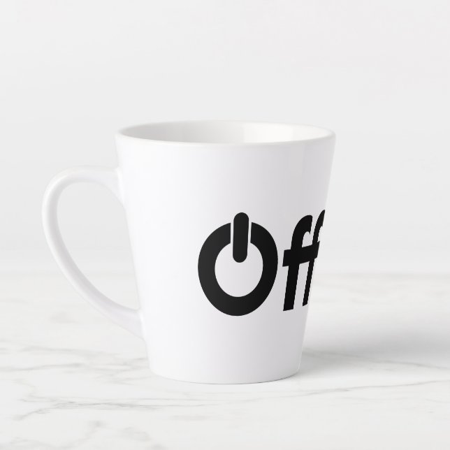 Mentally Offline Latte Mug (Left)