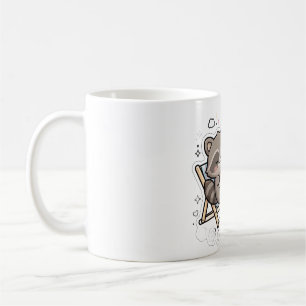 Mentally On PTO Mug - Funny Raccoon Coffee Mug