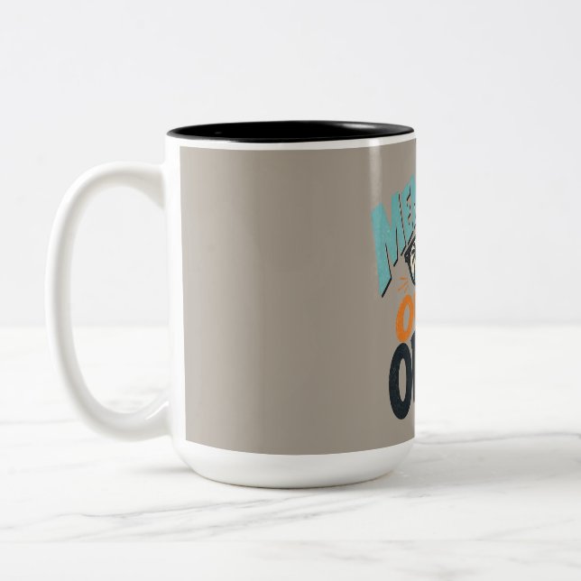 Mentally Out of Office Two-Tone Coffee Mug (Left)